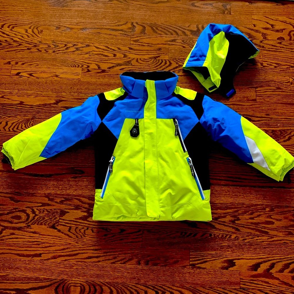 Obermeyer boys ski jacket with removable hood